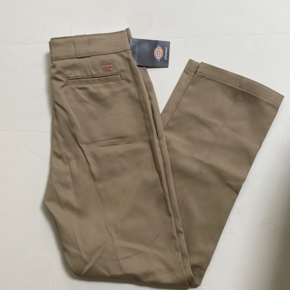 Dickies khaki pant size 8 slim fit regular - Picture 1 of 6